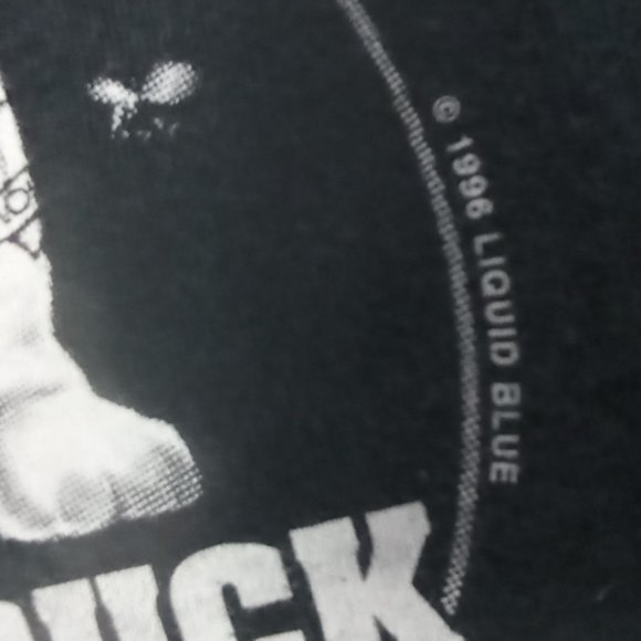 Vintage 1996 Liquid Blue "Cats suck Blues at the Crossroads"  T-Shirt - Picture 4 of 12